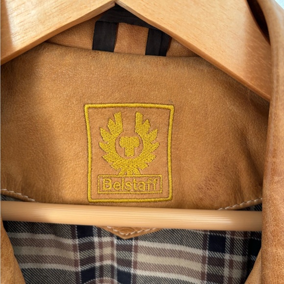 Belstaff Leather tan camel jacket - Picture 6 of 10
